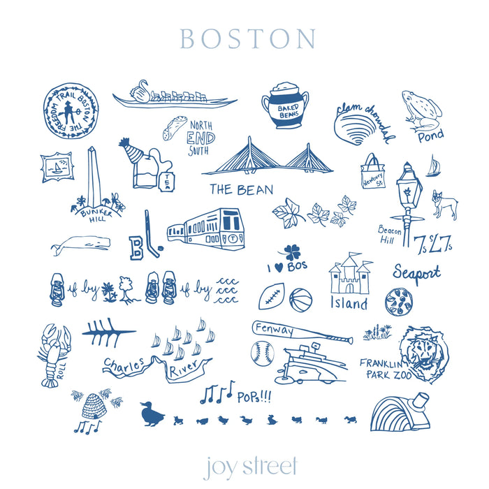 Joy Street Kids Boston Pajamas in Sailor Blue