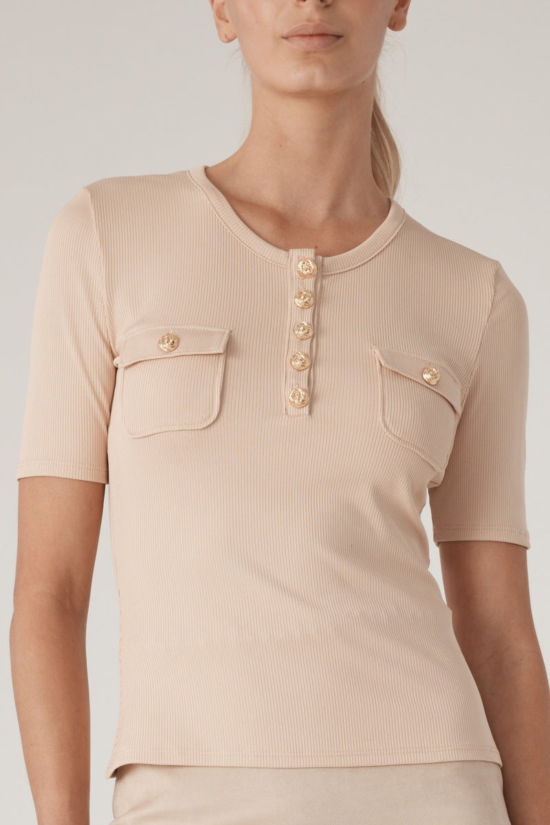 Generation Love Faith Solid Top in Sand