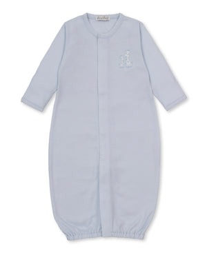 Kissy Kissy Convertible Gown in Light Blue Giraffe Laughs