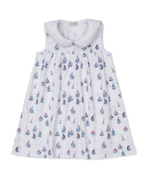 Kissy Kissy Dress in Red, White, & Blue Regatta