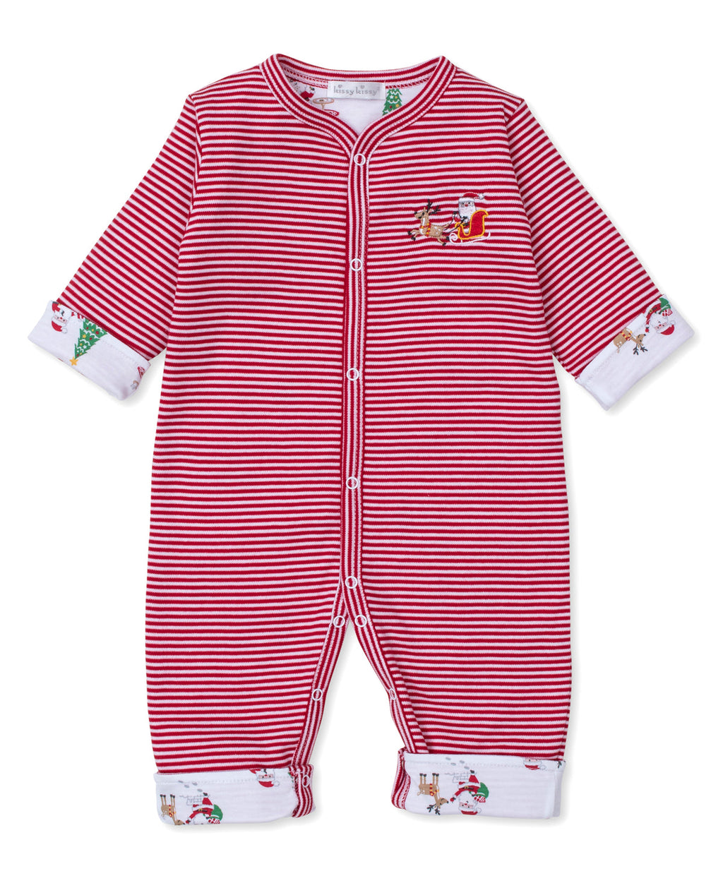 Kissy Kissy Reversible Playsuit in Christmas Magic