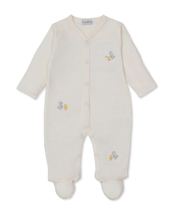 Kissy Kissy Snap Footie in Duck Pond Paddles