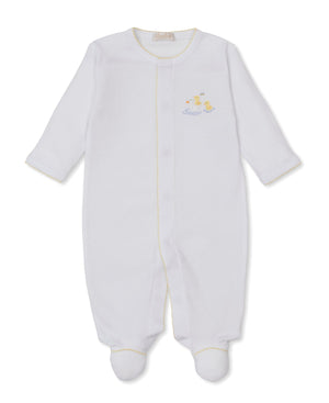 Kissy Kissy Premier Snap Footie in Duck Pond Paddles