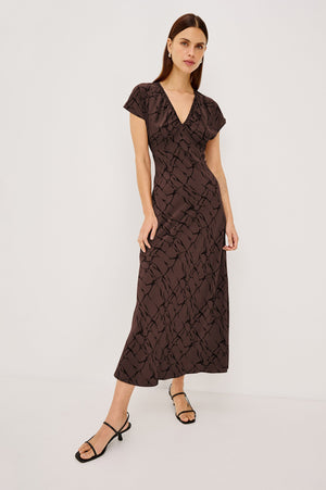 Rails Kourt Dress in Obsidian