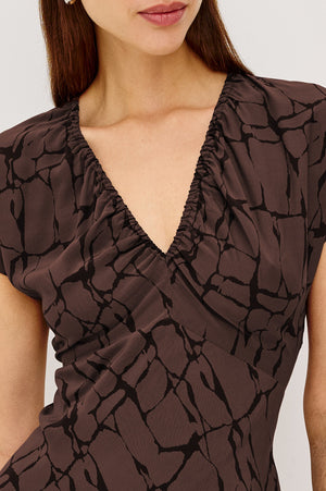 Rails Kourt Dress in Obsidian