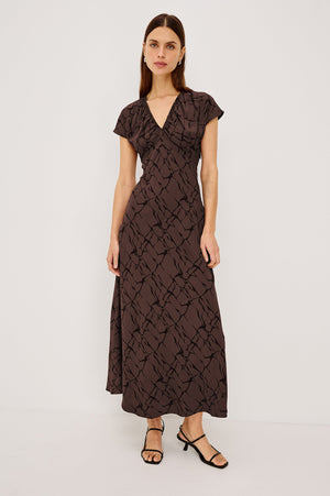Rails Kourt Dress in Obsidian