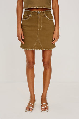 Rails Laurel Mini Skirt in Safari