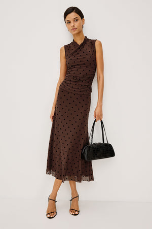 Rails Lauris in Chocolate Polka Dot