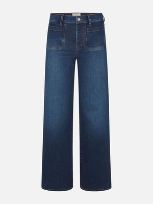 Frame Le Slim Palazzo with Modernist Pocket in Savior