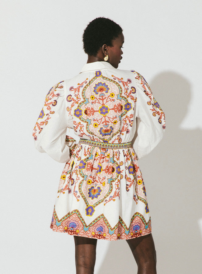 Cleobella Leigh Mini Dress in Lagos Print