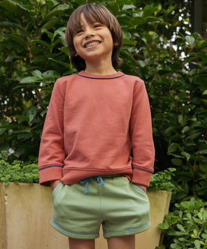 Oso & Me Remy Sweatshirt in Nautical Red