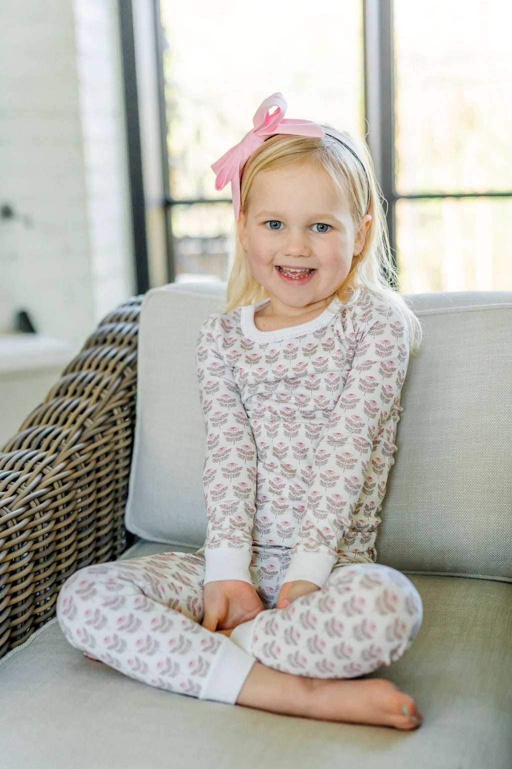 Lila + Hayes Ava Pajama Set in Berkshire Batik Floral