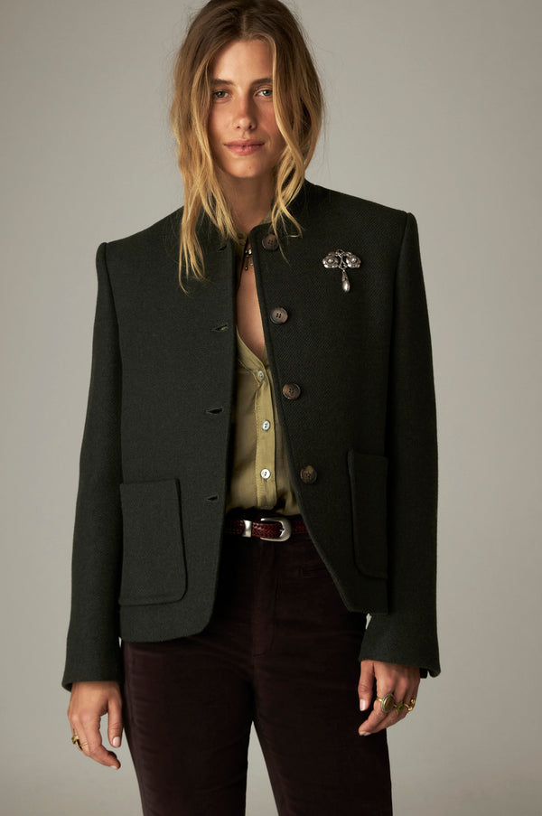 Maison Hotel Salao Jacket in Moss