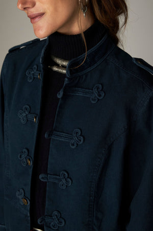 Maison Hotel Napoleon Jacket in Cosmic Navy