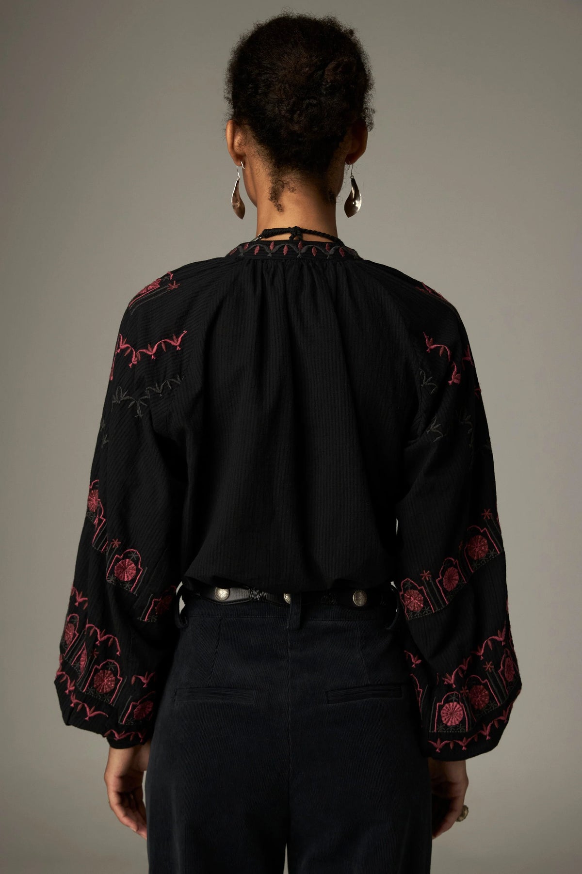Maison Hotel Davinia Blouse Rose Fireworks