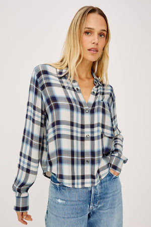 Rails Malin Top in Ecru Midnight