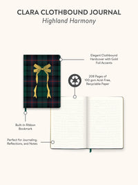 Studio Oh! Highland Harmony Clara Clothbound Journal