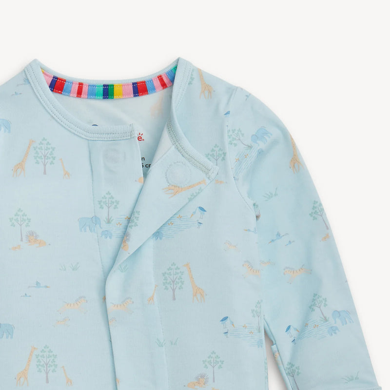 Magnetic Me Footie in Serene Safari in Blue