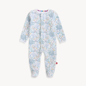 Magnetic Me Velour Footie in Imagine Forest