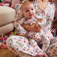 Magnetic Me Modal Convertible Coverall in Winter Village