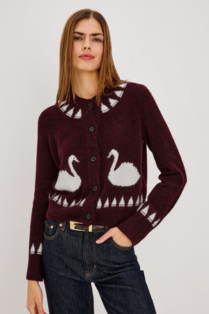 Rails Millie Cardigan in Swans