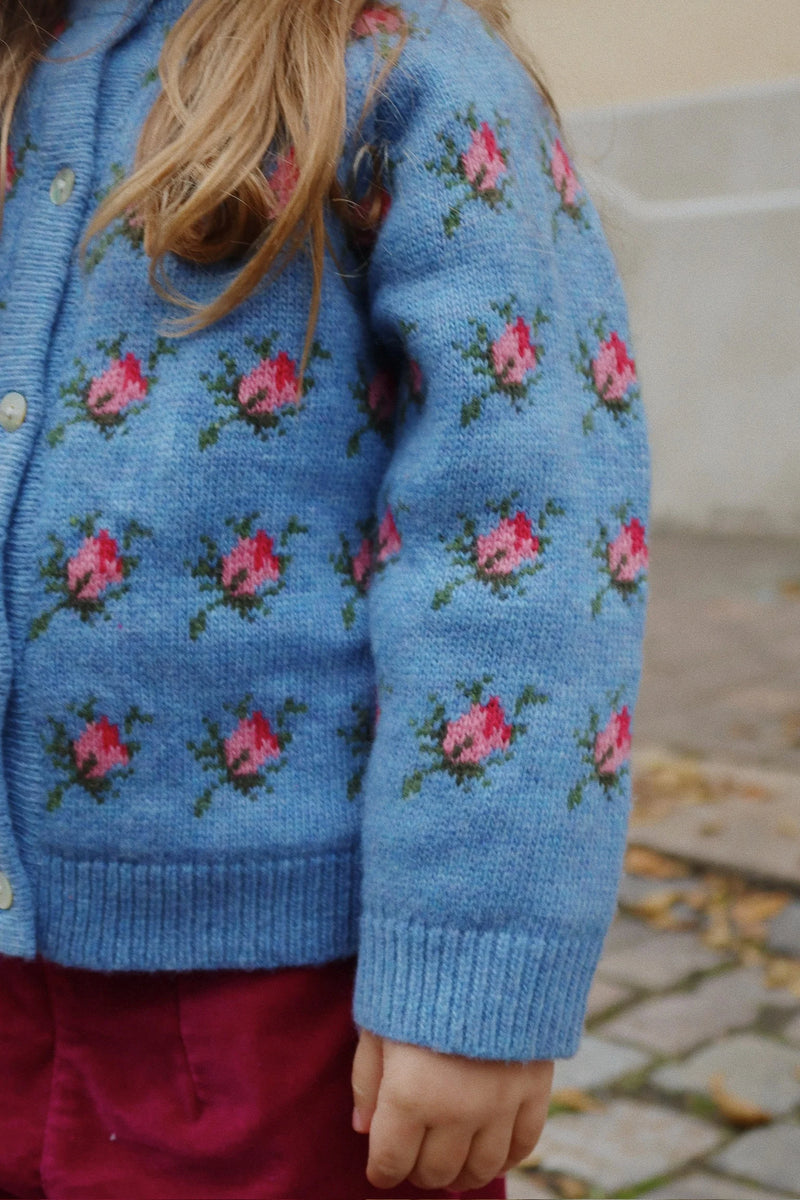 Konges Slojd Belou Knit Cardigan in Rosie Shade