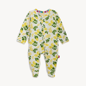 Magnetic Me Modal Ruffle Footie in Simply the Zest