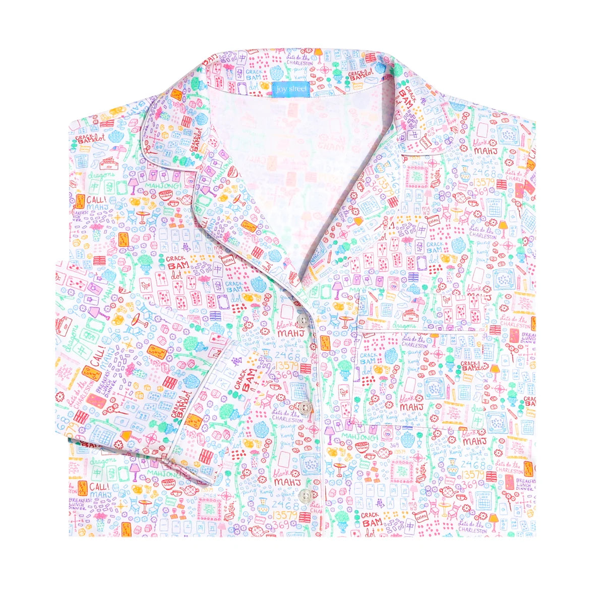 Joy Street Women's Mahjong Pajama Set