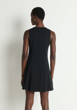 Nation Tierra Mini Dress in Black