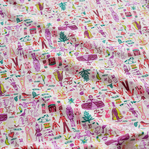 Joy Street Kids Two Piece Pajamas in Sugar Plum Pink Nutcracker