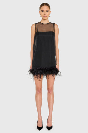 Amanda Uprichard Minnie Dress in Black