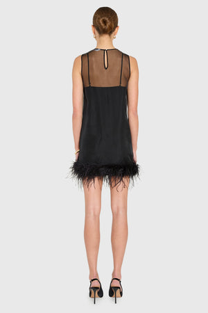 Amanda Uprichard Minnie Dress in Black