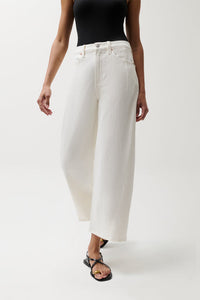 Pistola Kyral High Rise Bowed Ankle Jean in Antique White