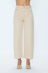 Pistola Tate Crop Jean in Dune