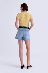 AOKI HIGH RISE A-LINE SHORT W/ DART DETAILS