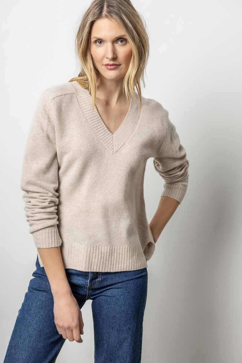 Lilla P Felted Easy V-Neck Sweater - Multiple Colors!