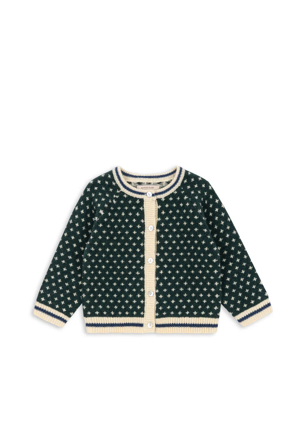 Konges Slojd Billi Knit Cardigan in Green