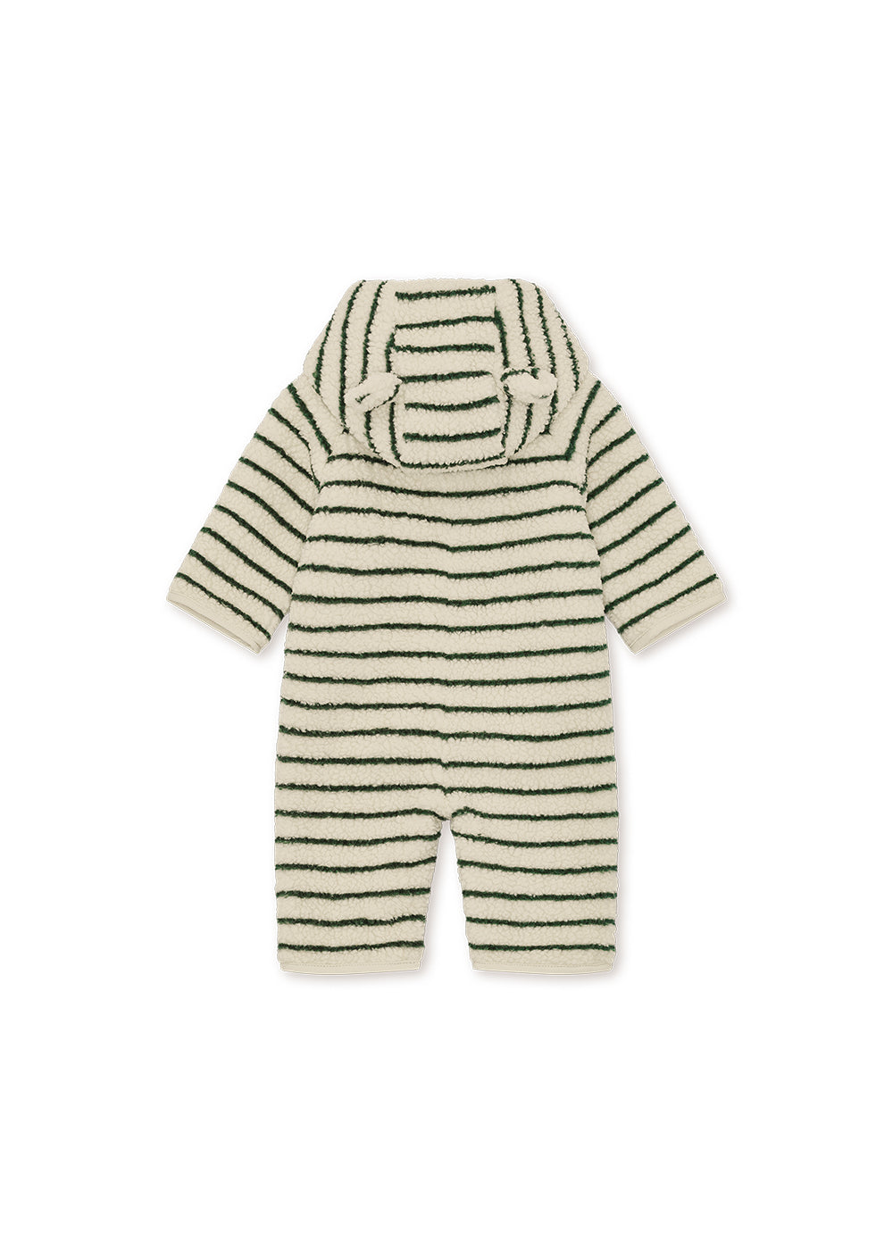 Konges Slojd Jody Teddy Onesie in Green Stripe