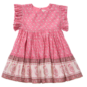Pink Chicken Kit Dress in Small Paisley
