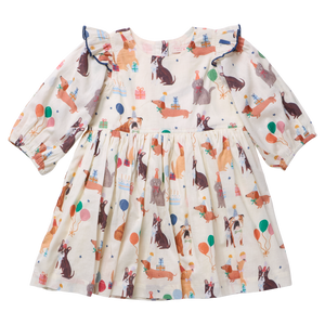 Pink Chicken Brooke Dress in Party Pets