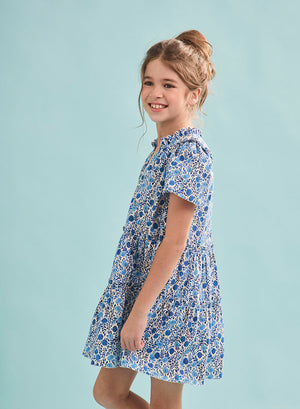 Hunter Bell Kids Merrit Dress in Bermuda Blooms