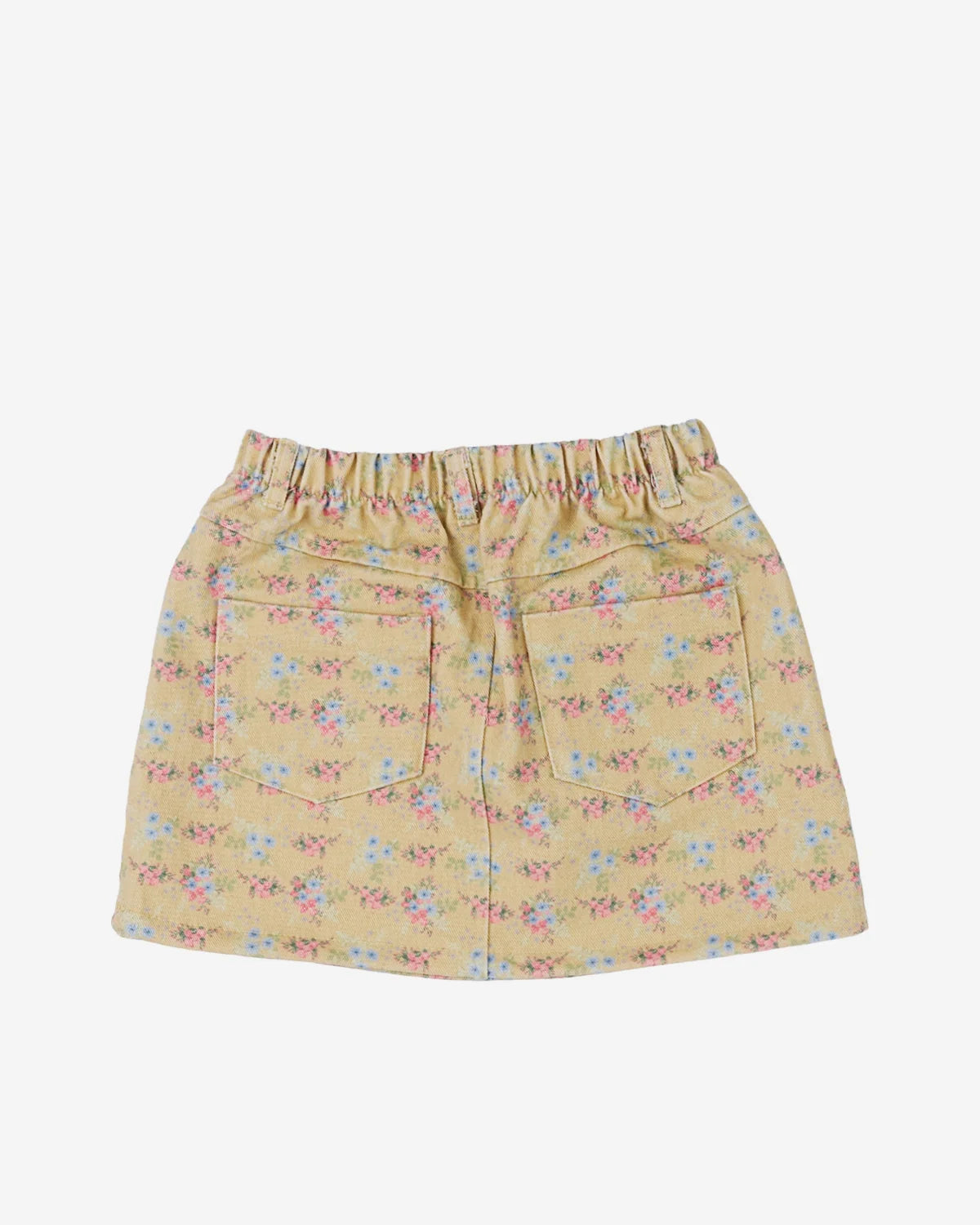 Petite Hailey Stormi Skirt in Goldenrod Flower