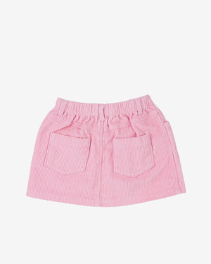 Petite Hailey Stormi Skirt in Dark Pink