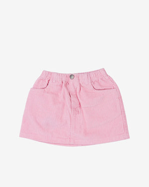 Petite Hailey Stormi Skirt in Dark Pink