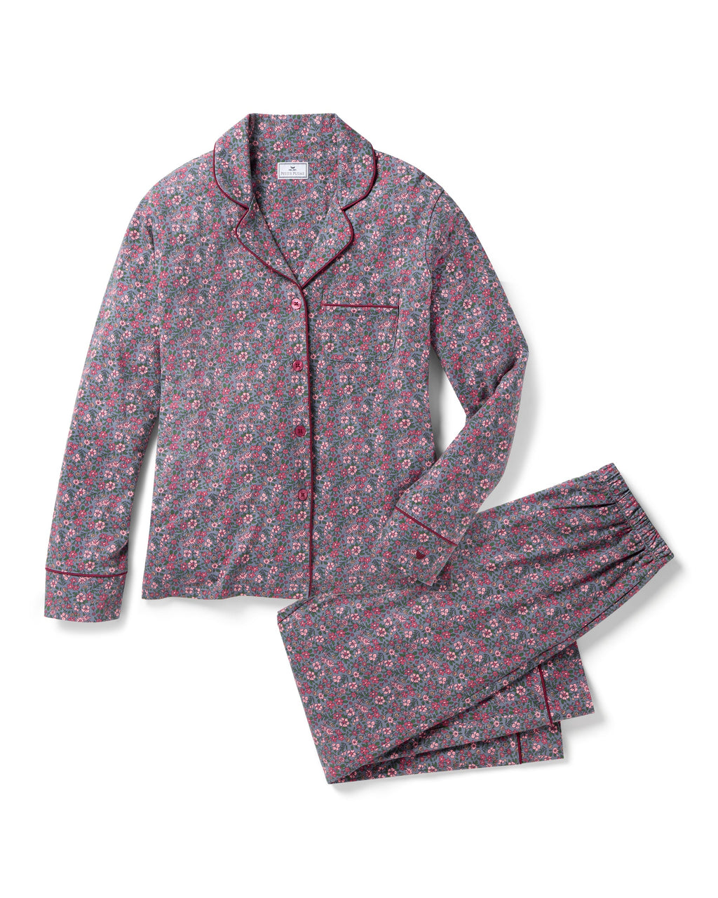 Petite Plume Women's Pima Pajama In Fleurs De Saison
