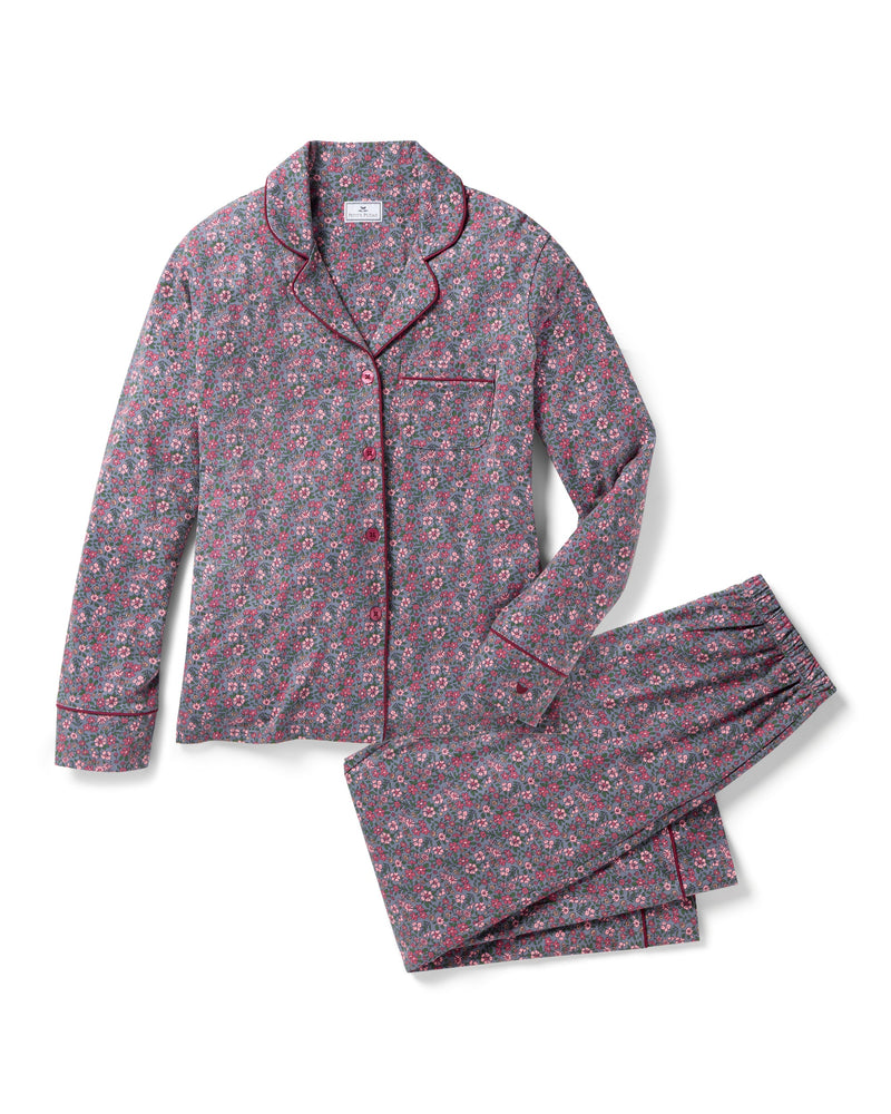 Petite Plume Women's Pima Pajama In Fleurs De Saison