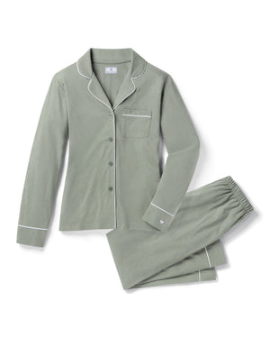 Petite Plume Women's Pima Pajama In Sage