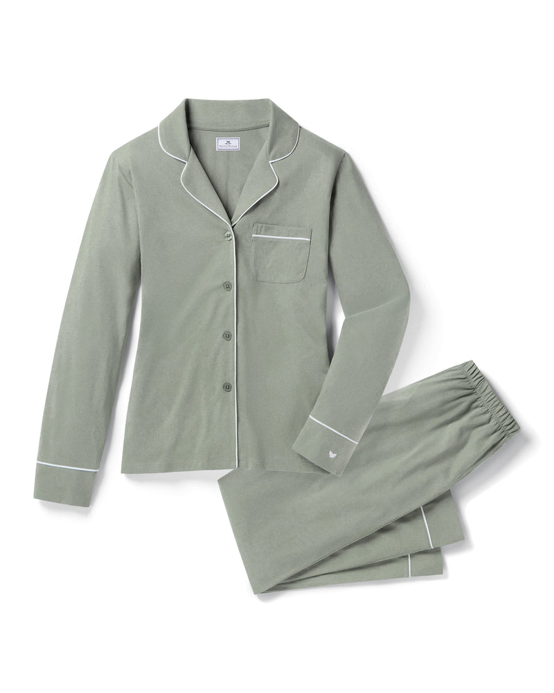 Petite Plume Women's Pima Pajama In Sage