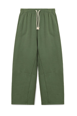 perfectwhitetee Fallon Sweatpant in Fern Green