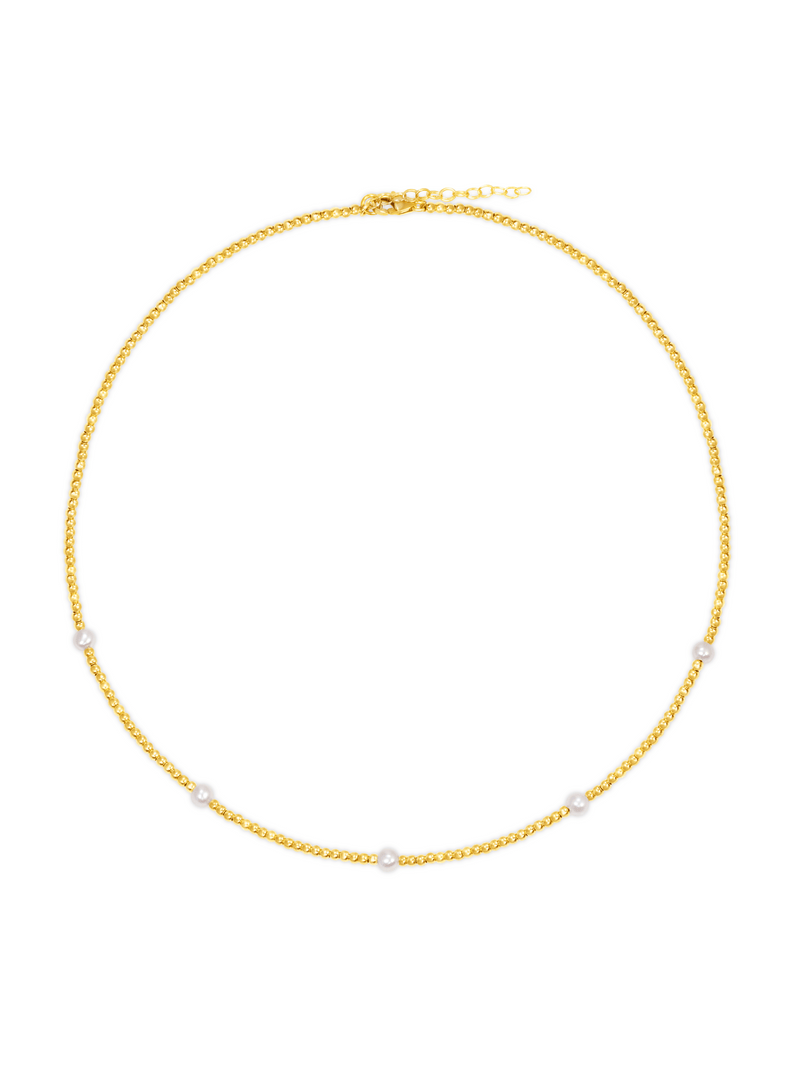 LeMel Anna Pearl Beaded Necklace